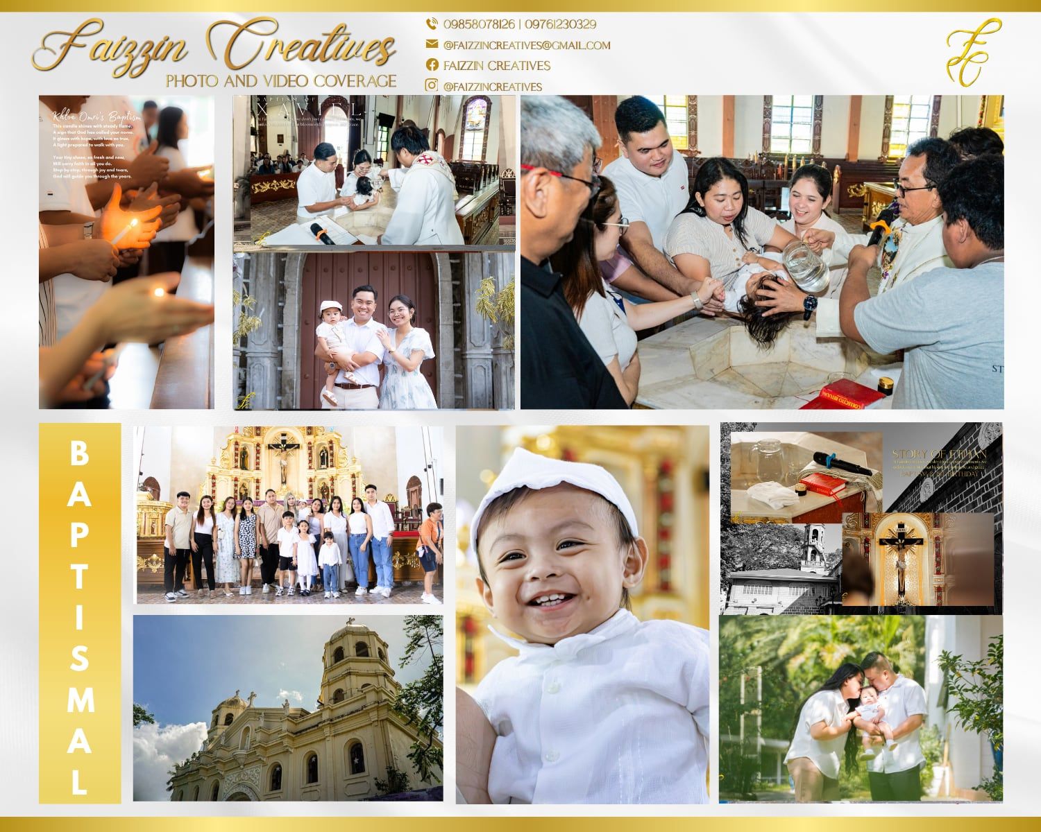 Baptism coverage highlights by Faizzin Creatives