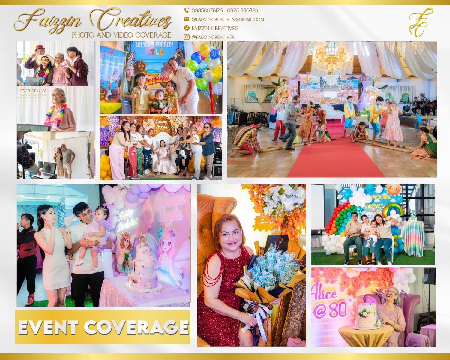 Birthday Parties coverage highlights by Faizzin Creatives