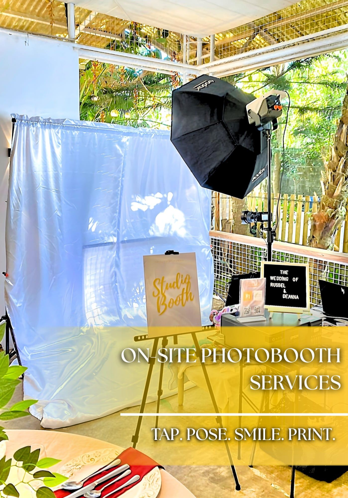 Self-Studio Photobooth by Printed Memories at a recent event